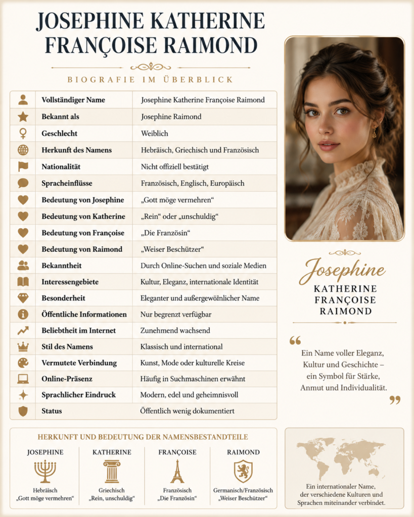 josephine katherine francoise raimond
